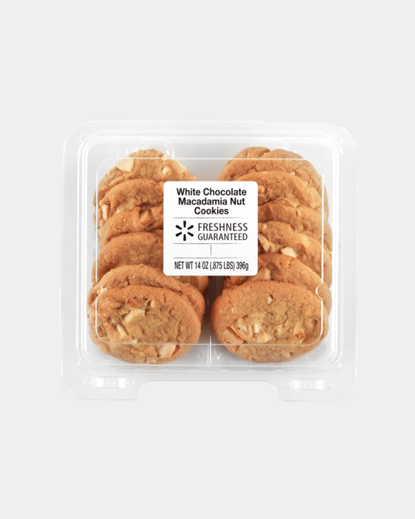 White Chocolate Macadamia Nut Cookies, 14 Oz, 12 Count