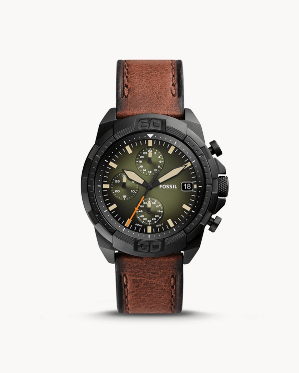 Bronson Chronograph Luggage Eco Leather Watch