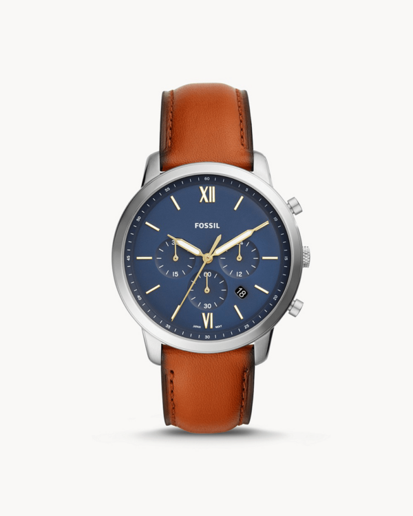 Neutra Chronograph Brown Leather Watch