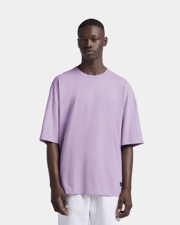 Extra loose fit short sleeve Tshirt - Purple