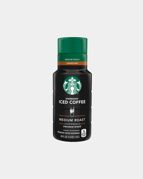 Starbucks Iced Coffee Unsweetened Premium Coffee Beverage 48 Fluid Ounce Plastic Bottle