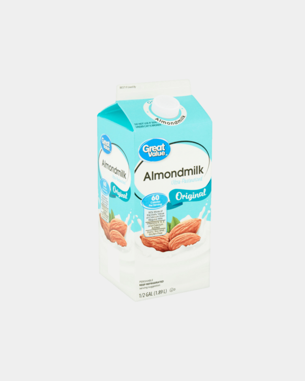 Great Value Original Almond Milk, Half Gallon, 64 fl oz