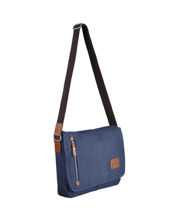 AW™ 14" Vintage Canvas Cross Body Schoolbag