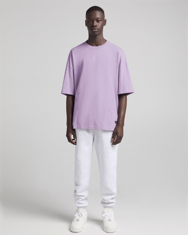 Extra loose fit short sleeve Tshirt - Purple