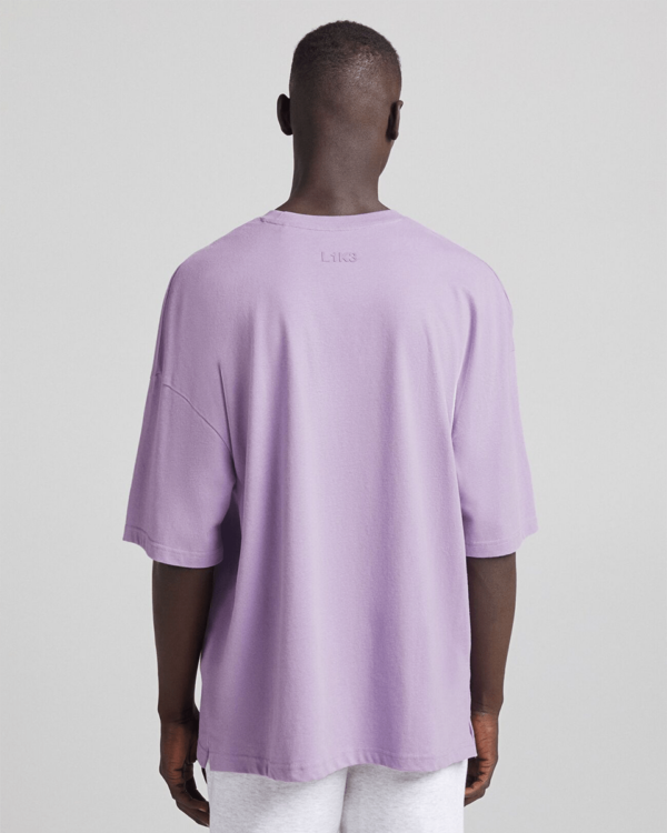 Extra loose fit short sleeve Tshirt - Purple