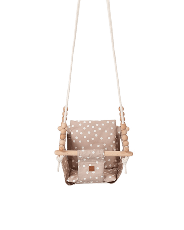 Dotted Baby Swing Taupe