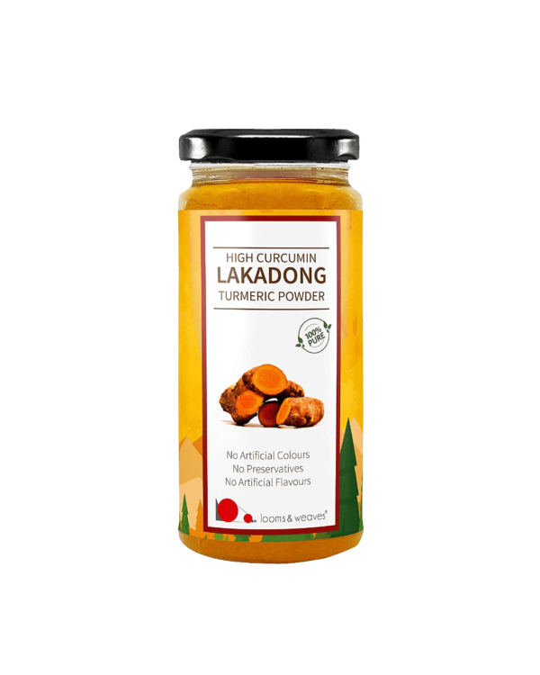 looms & weaves - High Curcumin Lakadong Turmeric Powder