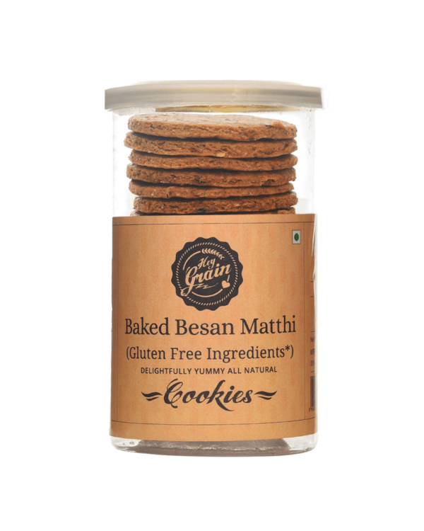 Hey Grain Baked Organic Besan Matthi Gluten Free