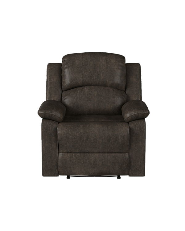 Relax-A-Lounger Reynolds Faux Suede Recliner, Espresso